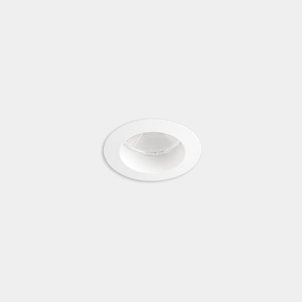 Downlight Play Deep Round Fixed 6.4W LED neutral-white 4000K CRI 90 14.2º ON-OFF White IP54 608lm image 1