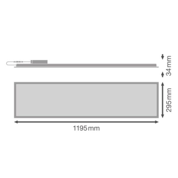 PANEL COMPACT 1200 DALI 33W 840 DALI image 16