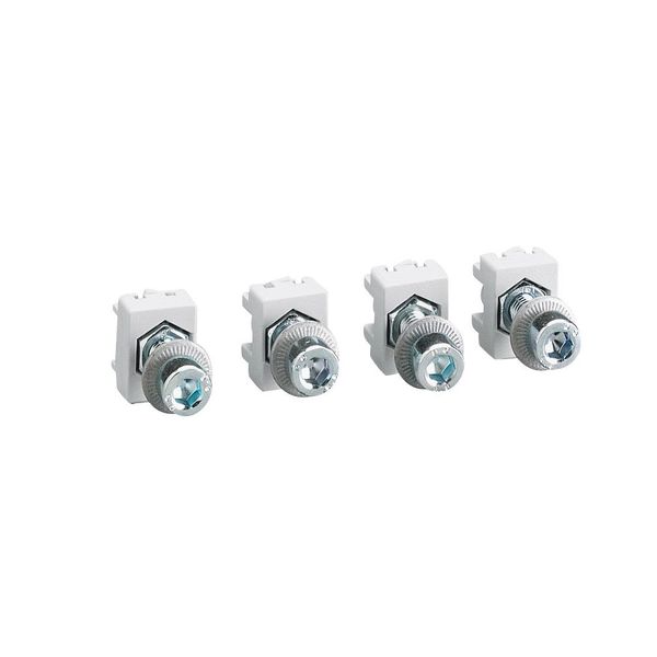 Extended front terminals (x 4) - for DPX³ 160 image 2