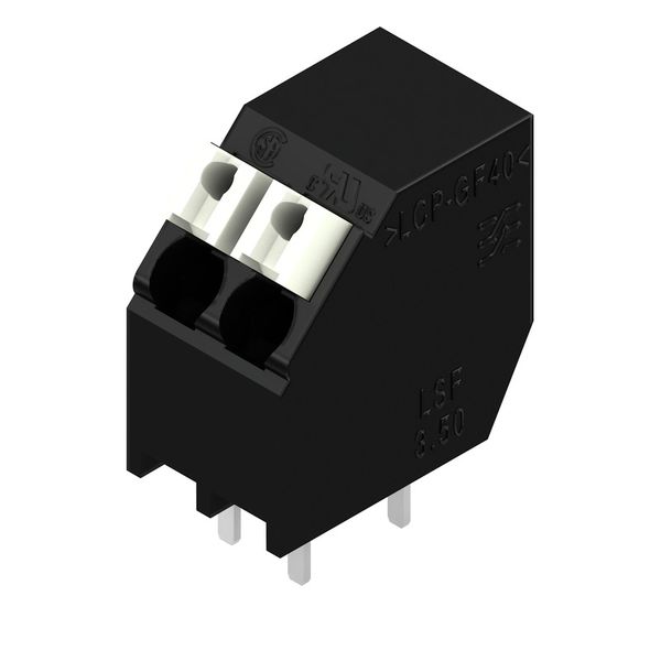 PCB terminal, 3.50 mm, Number of poles: 2, Conductor outlet direction: image 3