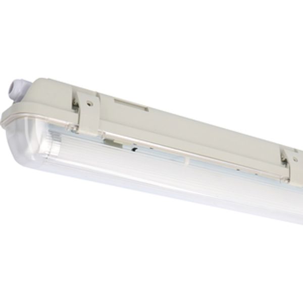 LED TL Luminaire with Tube - 1x7.5W 60cm 1100lm 4000K IP65  - Sensor image 1