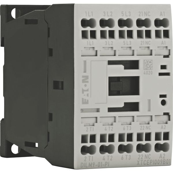 Contactor, 3 pole, 380 V 400 V 4 kW, 1 NC, 110 V 50 Hz, 120 V 60 Hz, AC operation, Push in terminals image 16