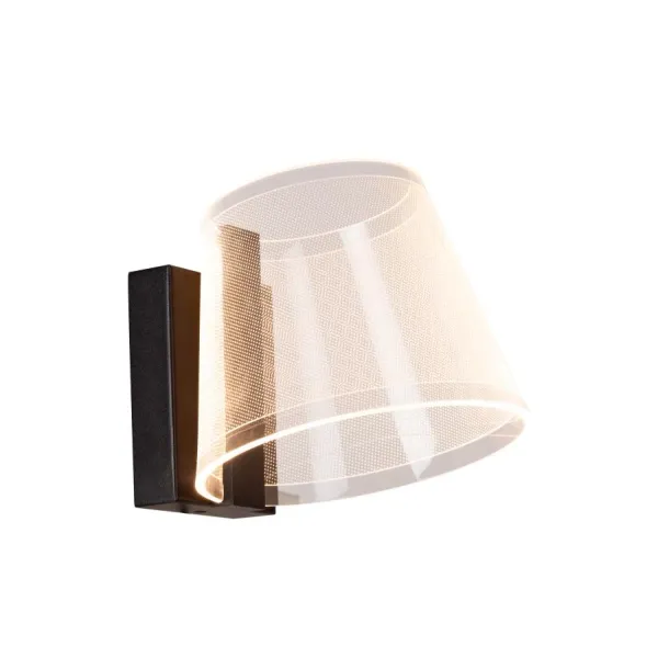 Lucide KORGIS - Wall Lamp Bathroom - LED - 1x10W 3000K - IP44 - Transparent image 1