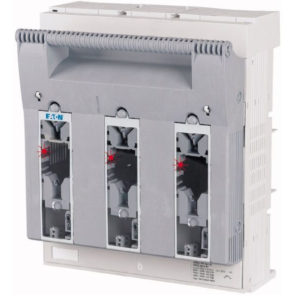 NH fuse-switch 3p box terminal 95 - 300 mm², mounting plate, light fuse monitoring, NH3 image 22
