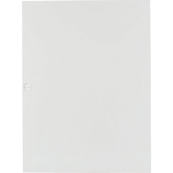 Flush mounted steel sheet door white, for 24MU per row, 4 rows image 6
