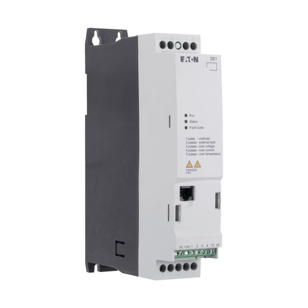 Variable speed starter, Rated operational voltage 400 V AC, 3-phase, Ie 1.3 A, 0.37 kW, 0.5 HP, Radio interference suppression filter image 14