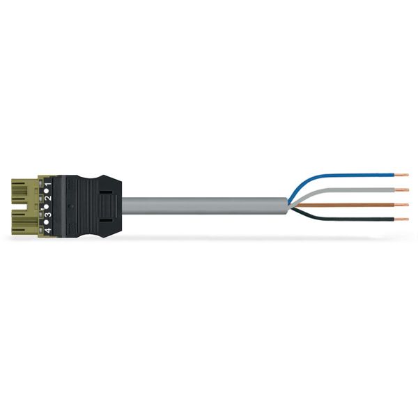 pre-assembled connecting cable Eca Plug/open-ended gray image 1