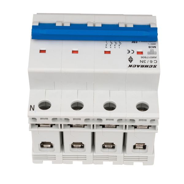 Miniature Circuit Breaker (MCB) AMPARO 10kA, C 6A, 3+N image 4