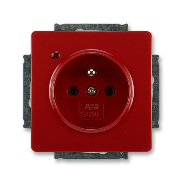 5598G-A02349 R1 Socket outlet with earthing pin, with surge protection image 2
