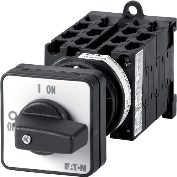 Step switches, T0, 20 A, rear mounting, 6 contact unit(s), Contacts: 12, 45 °, maintained, Without 0 (Off) position, 1-3, Design number 8476 image 2