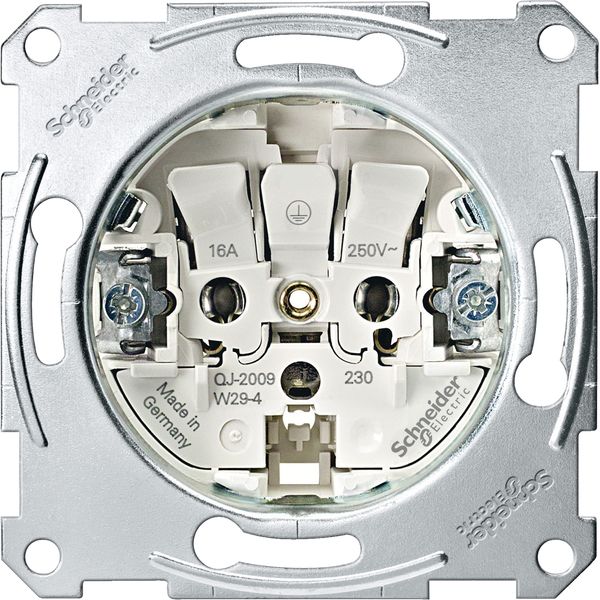 Socket-outlet insert without earthing contact, screwless terminals image 3