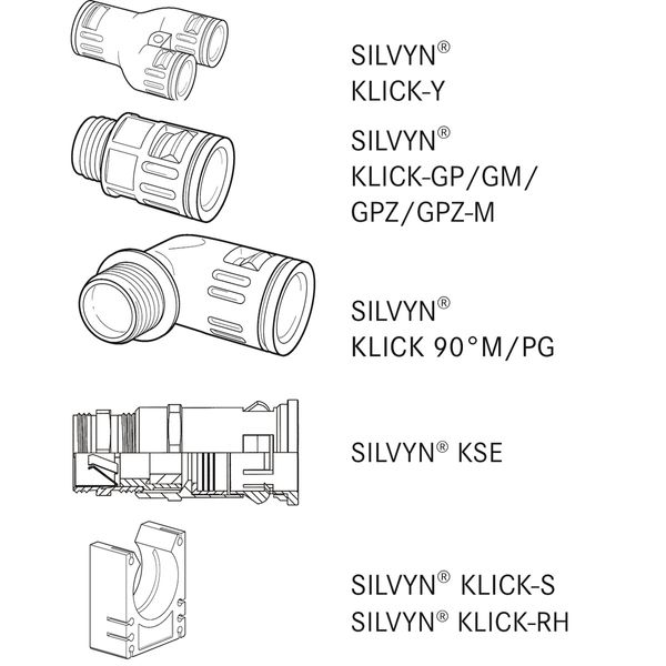 SILVYN RILL PA12 54 / 48x54,5 GY image 1