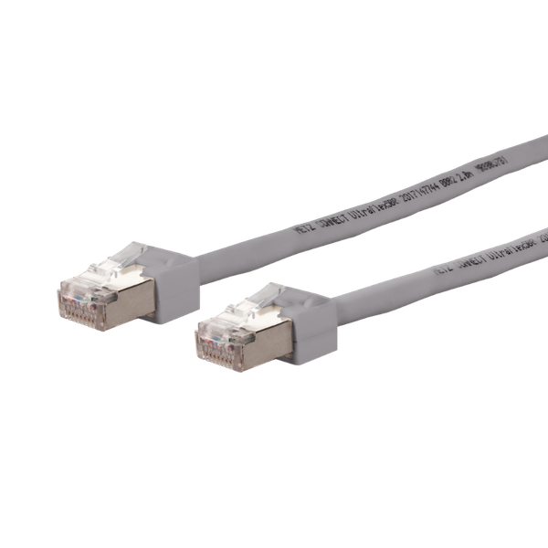 Patch cord Cat.6 Ultraflex500 VoIP AWG 26 1.0 m gray image 3