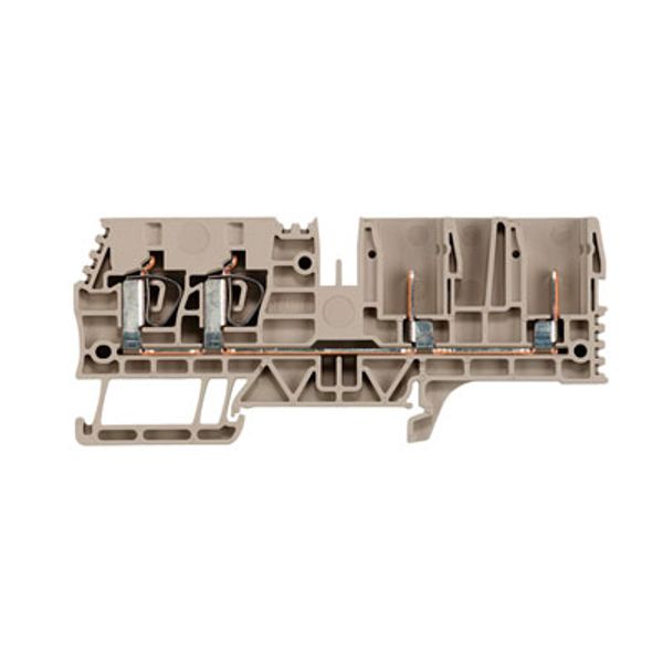 Feed-through terminal block, Plug-in connection, 4 mm², 800 V, 32 A, N image 1