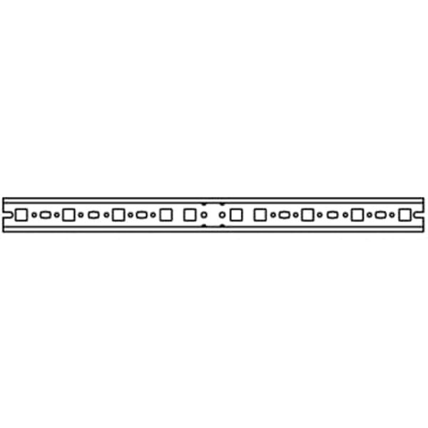 ZX22P30 Mounting rail, 35 mm x 490 mm x 7.5 mm image 3