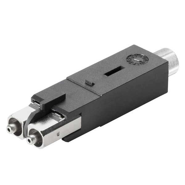 FO connector, IP67 with housing, Connection 1: SCRJ, Connection 2: Cri image 1
