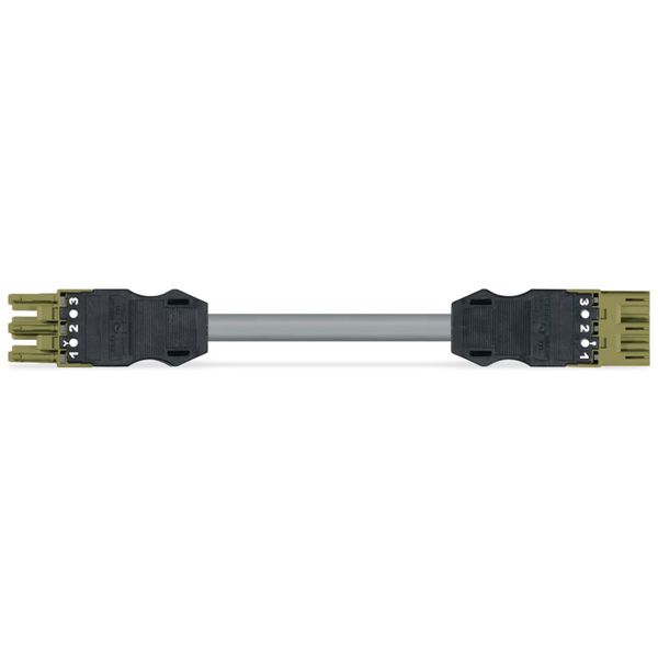 pre-assembled connecting cable Eca Socket/open-ended black image 1