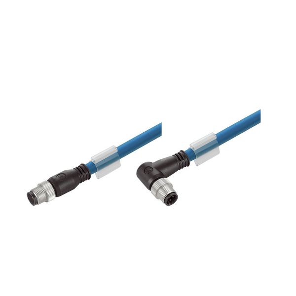 Ethernet Railway Cable (assembled), M12 D-code – IP 67 straight pin, M image 1