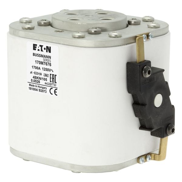 Fuse-link, high speed, 1700 A, AC 1250 V, size 4, 120 x 105 x 109 mm, aR, IEC, single indicator image 12