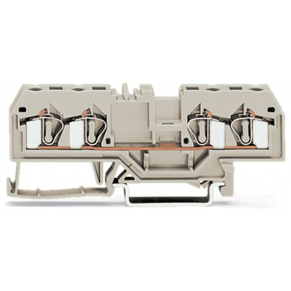 4-conductor through terminal block 4 mm² suitable for Ex e II applicat image 2