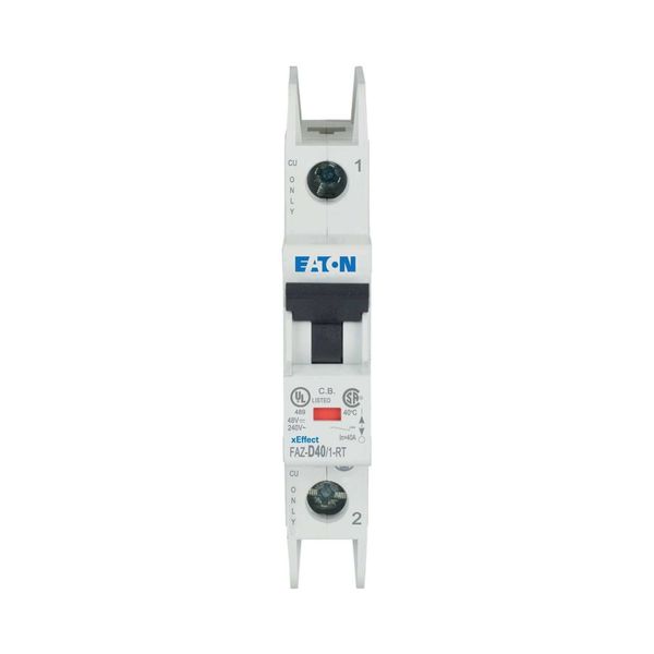 Miniature circuit breaker (MCB), 40 A, 1p, characteristic: D image 14