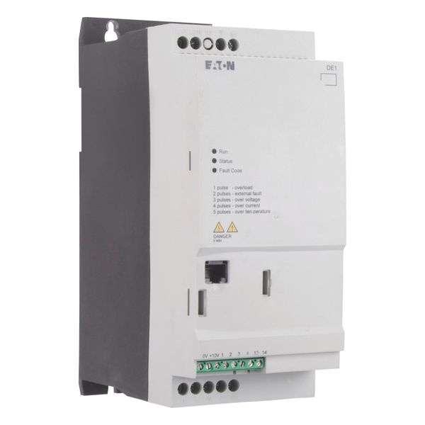 Variable speed starter, Rated operational voltage 230 V AC, 1-phase, Ie 9.6 A, 2.2 kW, 3 HP, Radio interference suppression filter image 8