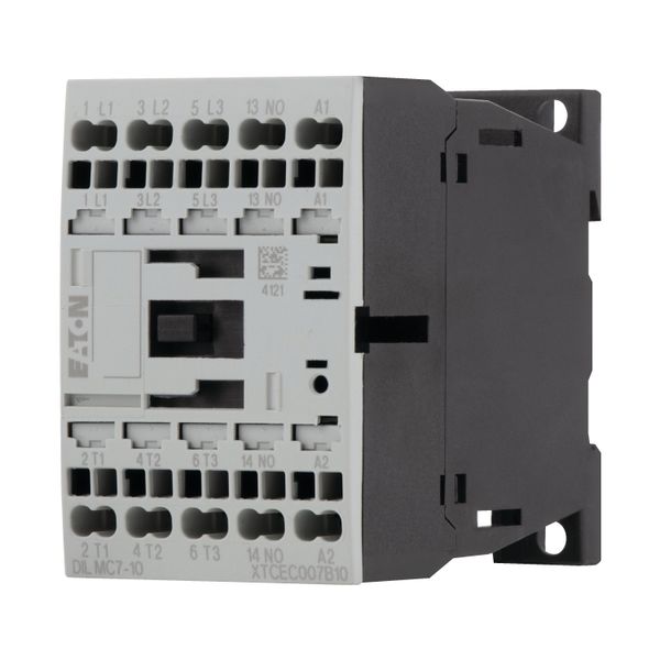 Contactor, 3 pole, 380 V 400 V 3 kW, 1 N/O, 24 V 50/60 Hz, AC operation, Spring-loaded terminals image 12