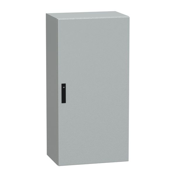 Spacial CRNG plain door w/o mount.plate. H1200xW600xD400 IP66 IK10 RAL7035. image 1