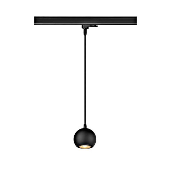 LIGHT EYE90 3~ pendant lamp GU10 max. 1x 6W matt black image 1