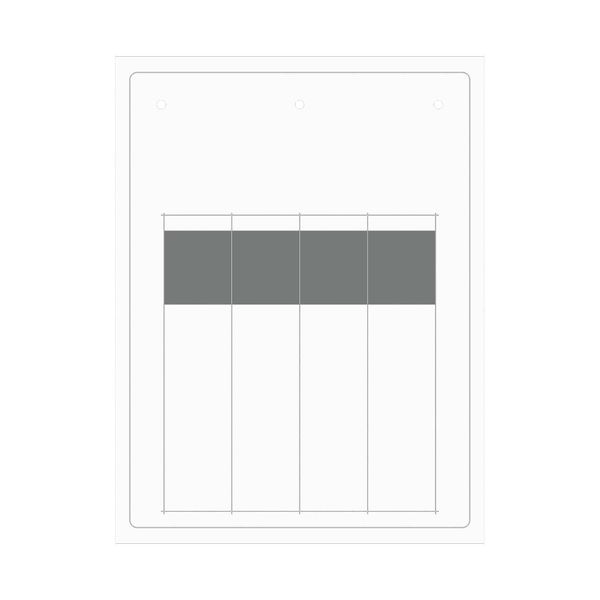 Adhesive cable-marking label 10x23mm, vinyl, white color for SmartPrint Plus image 1