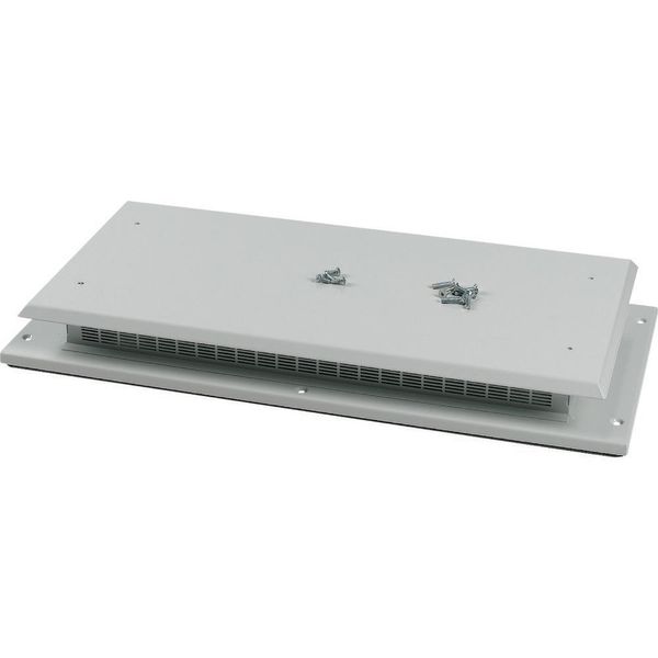Top plate for OpenFrame, ventilated, W=600mm, IP31, grey image 5