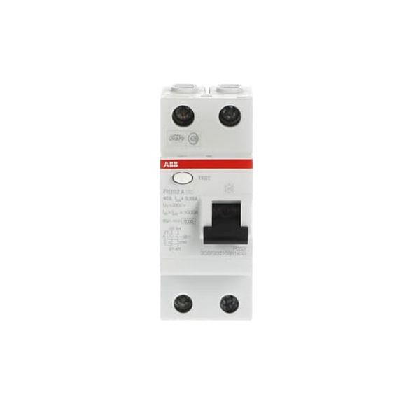 FH202 A-40/0.03 Residual Current Circuit Breaker 2P A type 30 mA image 2