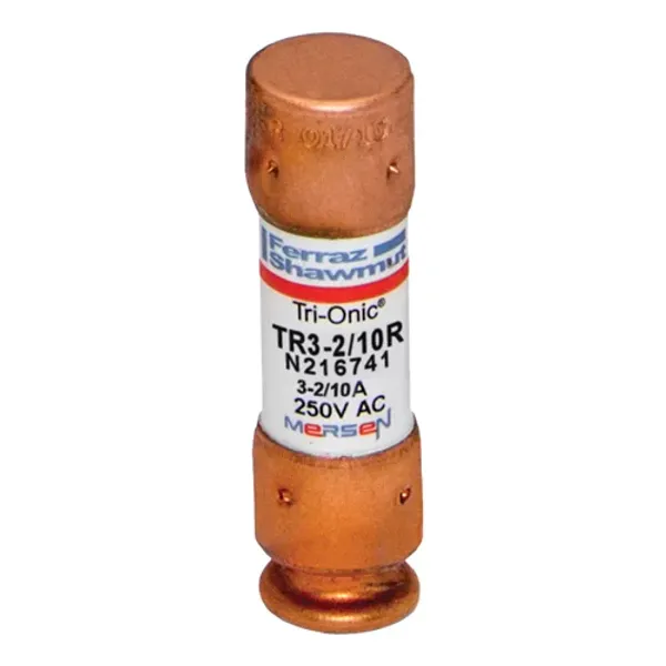 Fuse TR-R - Class RK5 - Time-Delay 250VAC 160VDC 3.2A Ferrule image 1