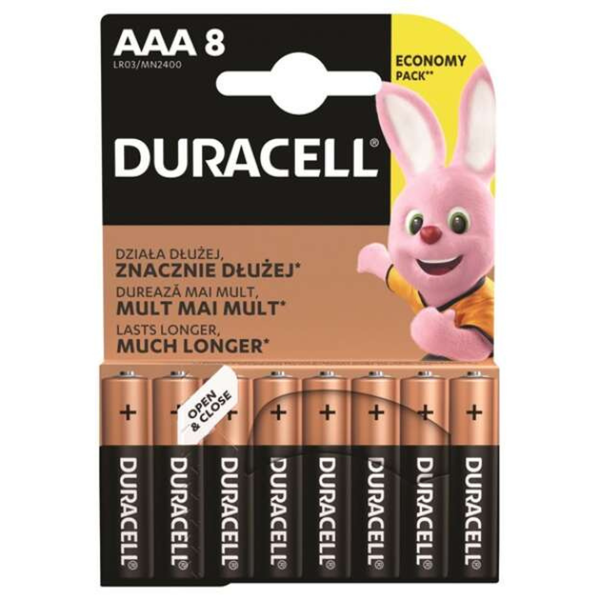 DURACELL Basic MN2400 AAA BL8 image 1