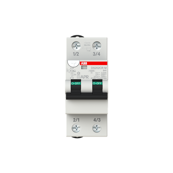 DS202CR M B40 APR30 Residual Current Circuit Breaker with Overcurrent Protection image 5