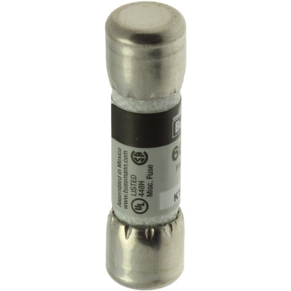 Fuse-link, low voltage, 6 A, AC 600 V, 10 x 38 mm, supplemental, UL, CSA, fast-acting image 3
