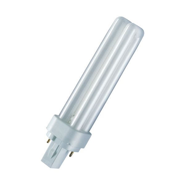 Compact Fluorescent Lamp Osram DULUX® D 13W/865 6500K G24d-1 image 1