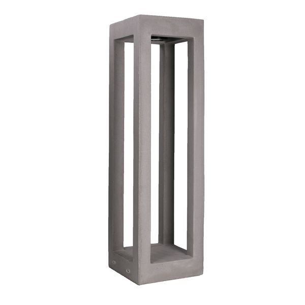 Bollard IP65 Box 700mm LED 5.8W 4000K Cement 115lm image 1