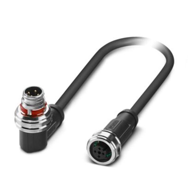 SAC-4P-P12MR/ 1,5-PUR/P12FS SH - Sensor/actuator cable image 1