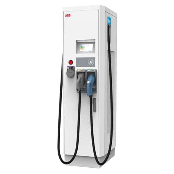 Terra CE 54HV CJT 4N1-7M-0-0 Terra 50 kW 1000 V charger, CCS 2 + CHAdeMO + AC Type 2 socket 22 kW, 3.9 m cables, CE image 3