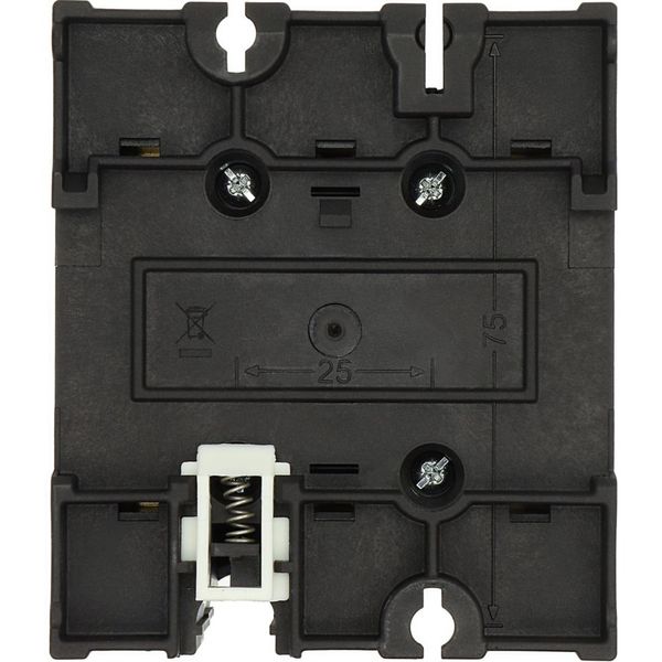 Main switch, P3, 100 A, rear mounting, 3 pole, STOP function, With black rotary handle and locking ring, Lockable in the 0 (Off) position image 13