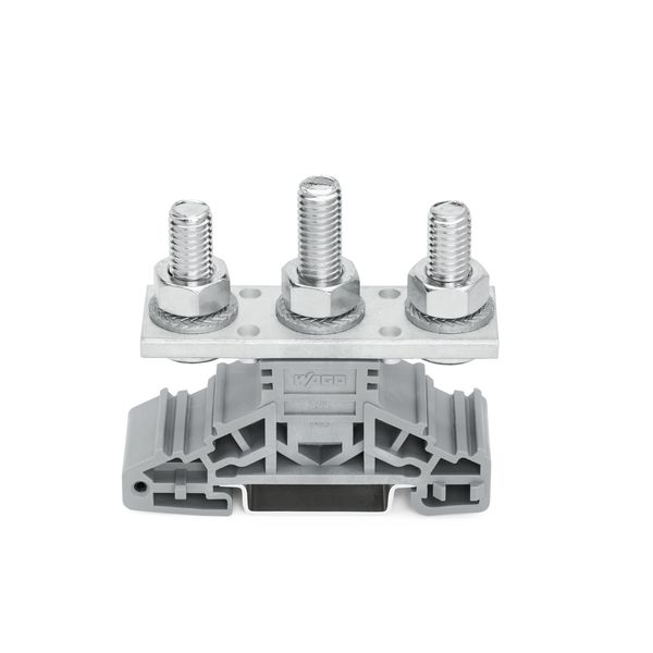 Stud terminal block lateral marker slots for DIN-rail 35 x 15 and 35 x image 1