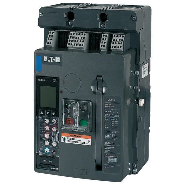 Circuit-breaker, 3 pole, 630A, 50 kA, P measurement, IEC, Fixed image 3