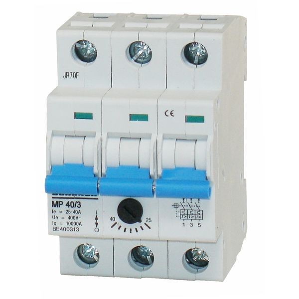 Motor Protection Circuit Breaker, 3-pole, 25-40A image 1