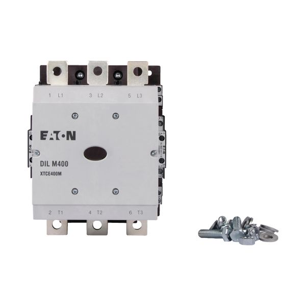 Contactor, 380 V 400 V 212 kW, 2 N/O, 2 NC, RDC 48: 24 - 48 V DC, DC operation, Screw connection image 8