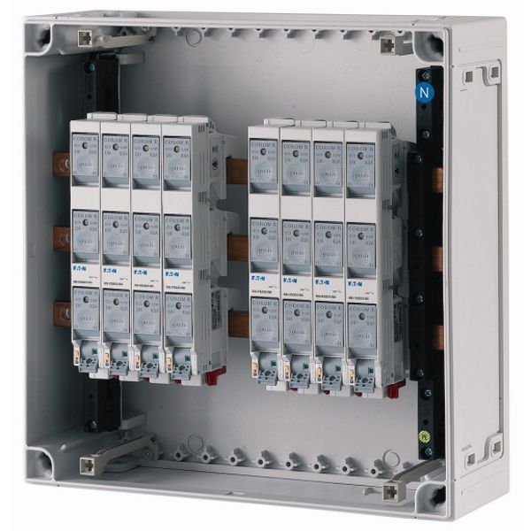 D02 panel enclosure 8x D02-LTS, MB 400A, 3-pole image 4