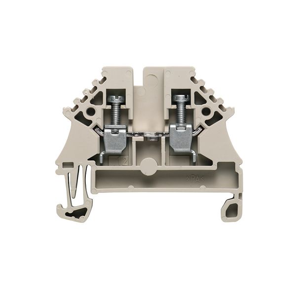 Feed-through terminal block, Screw connection, 2.5 mm², 500 V, 24 A, N image 1