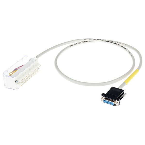 System cable for Schneider Modicon M340 4 analog inputs (voltage), var image 1