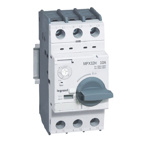 MPCB MPX³ 32H - thermal magnetic - motor protection - 3P - 10 A - 100 kA image 1