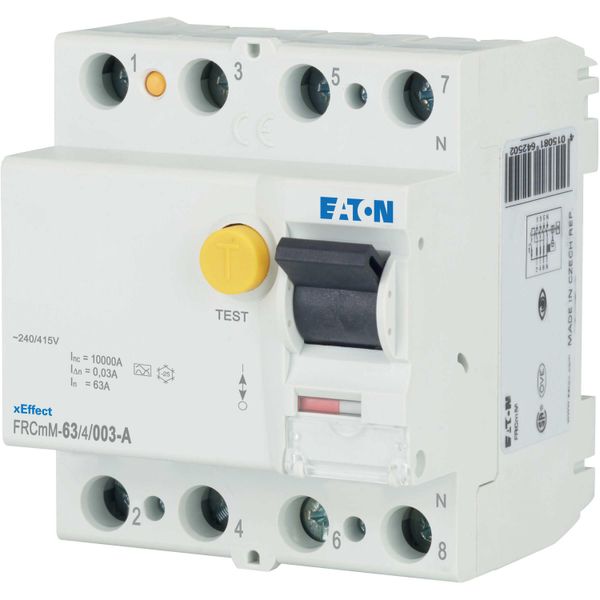 Residual current circuit breaker (RCCB), 63A, 4p, 30mA, type A image 9